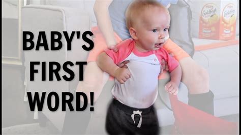 Babys First Word Youtube