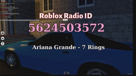 Ariana Grande 7 Rings Roblox Radio Codesids Youtube