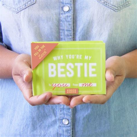 Why Youre My Bestie Fill In The Love® Book Cute Best Friend Ts Best Friend Ts Bestie Book