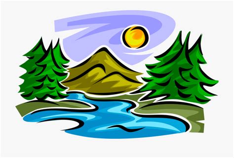 River And Mountain Clipart Clip Art Library