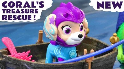 New Paw Patrol Aqua Pups Coral Rescue Story With Skye Paw Patrol Toys