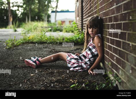 Eight Years Old School Girl Stock Photo Alamy