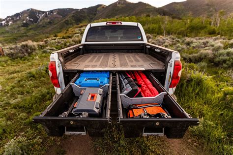 Decked Chevy Silverado Truck Bed Storage System And Organizer