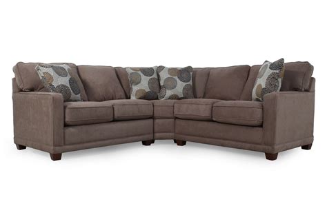 La Z Boy Kennedy Cashmere Sectional Mathis Brothers Furniture