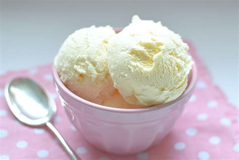 Vanilla Ice Cream In A Bowl