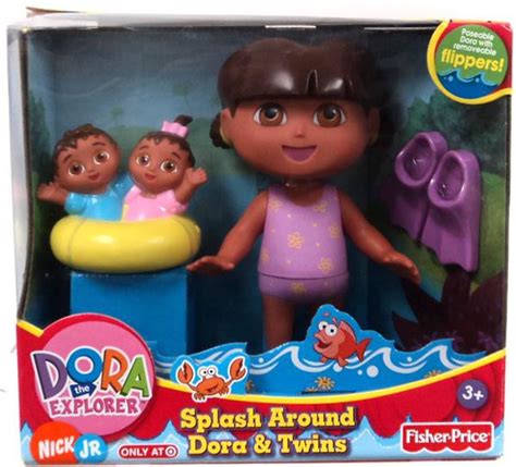 Fisher Price Dora The Explorer Splash Around Dora Twins Doll Set Toywiz