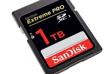 Sandisk Eyes Data Intensive Future With Massive 1 Tb Sd Card