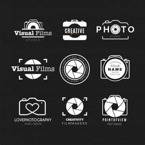 Free Vector Photography Logo Collection Photography Logos Camera