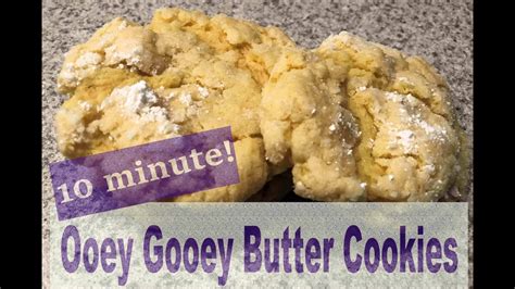 Ooey Gooey Butter Cookies Youtube