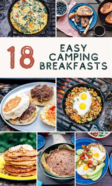 18 Easy Camping Breakfast Ideas Easy Camping Breakfast Easy Camping