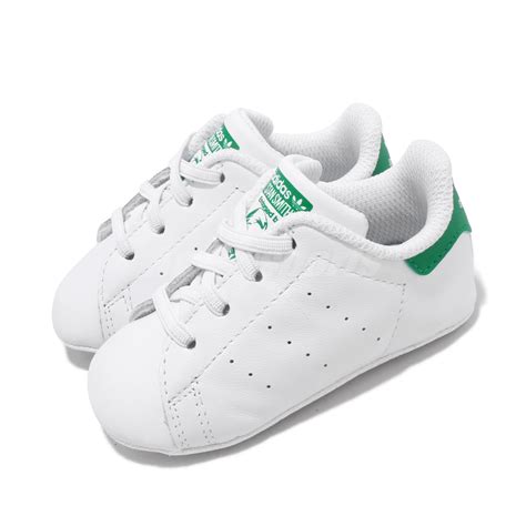 Crib shoes are a cool way to dress up your newborn for visiting relatives, or for heading into town to do some shopping. adidas Originals Stan Smith CRIB White Green TD Toddler ...