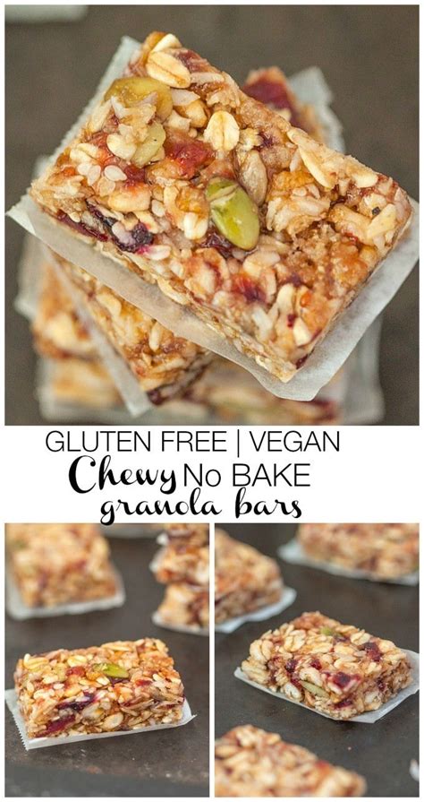 Instead of a blender, i used a braun handheld mixer which would allow me to 1/2 the recipe for next time. Chewy No Bake Granola Bars