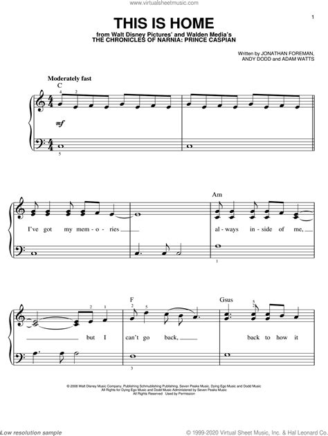 Switchfoot This Is Home Sheet Music For Piano Solo Pdf