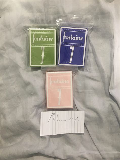 Shop our wide selection of playing card decks for poker, bridge, pinochle, etc. Rare sealed Fontaine playing cards for sale !! Price in comments : playingcards