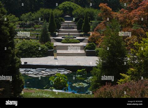 View Of Main Gardens At Sarah P Duke Gardens Durham North Carolina