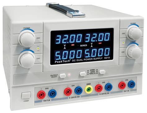 Peaktech 6210 Stabilised Laboratory Power Supply Unit 2x 0 30 V 0