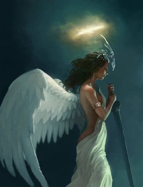 Mind Blowing Examples Of Angel Art Cuded Angel Art Angel Warrior Angels And Demons