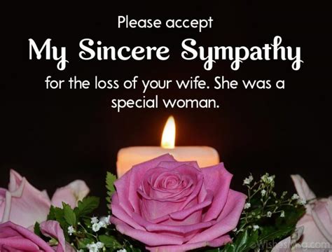 Sympathy Messages For Loss Of Wife Wishesmsg