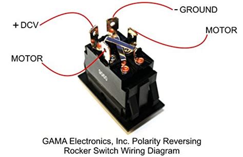 Rocker Switch Polarity Reverse Motor Control Maintained Ebay