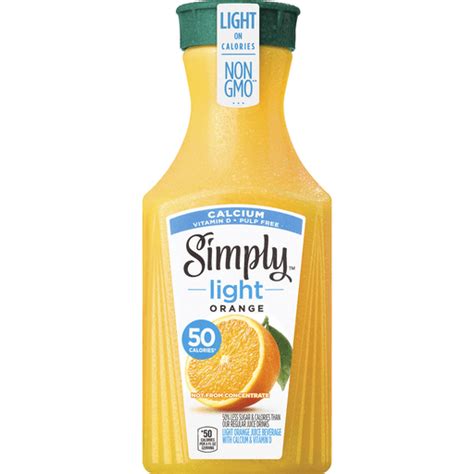 Simply Orange Juice Calcium Nutrition Facts Besto Blog