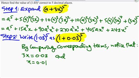 Binomial Expansion For Approximations Part 1 Youtube