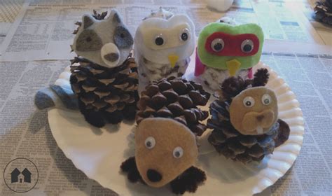 Make Your Own Woodland Pine Cone Creatures A Reason For Homeschool