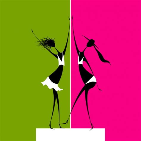 Girls Dancing Striptease Vector Art Stock Images Depositphotos