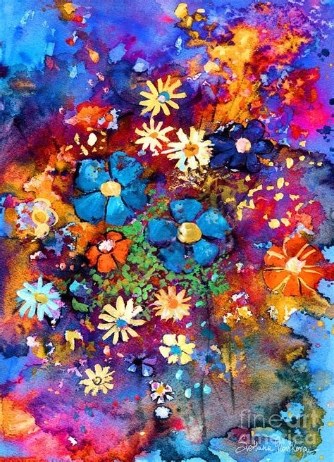 Floral Dance Fantasy By Svetlana Novikova Abstract Flower Painting Beautiful Paintings