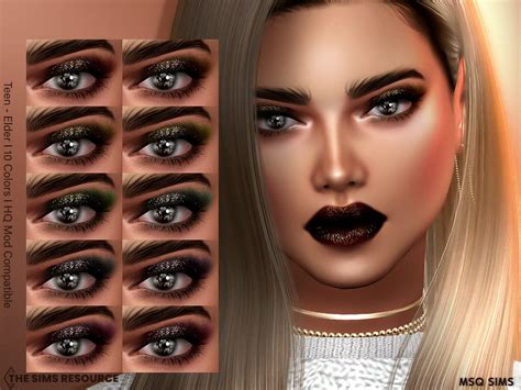 Pin By The Sims Resource On Makeup Looks Sims 4 In 2021 Sims 4 Body