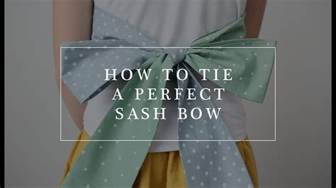 How To Tie A Pretty Bow On A Dress Napoleon Whatley