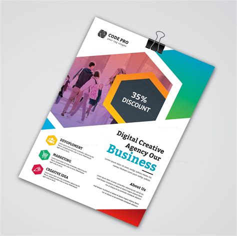 Construction tools cover and back page a4 flyer designer template. Education Business Flyer Design - Graphic Mega | Graphic ...