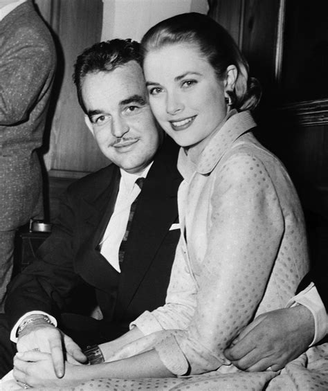 Prince Rainier And Grace Kelly At Engagement Announcement Prince