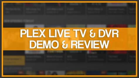 Plex Live Tv And Dvr Review Youtube