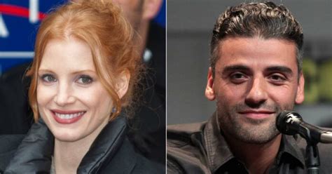 jessica chastain opens up on oscar isaac s viral armpit kiss “people just need to see people touch”