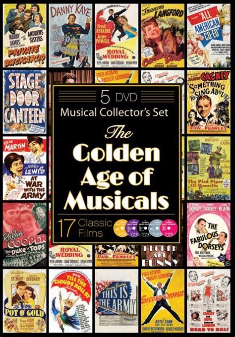 The Golden Age Of Musicals 17 Classic Films 5 Discs Dvd Best Buy