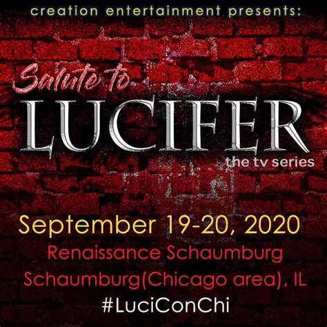 Creation Entertainment Presents A Salute To Lucifer In Schaumburg