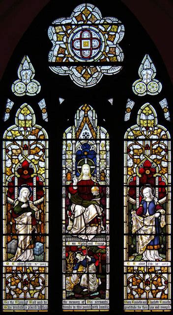 Holy Trinity Bengeo Stained Glass © John Salmon Geograph