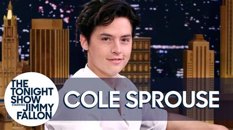 Cole Sprouse Shares Adorable Photos From His First Tonight Show