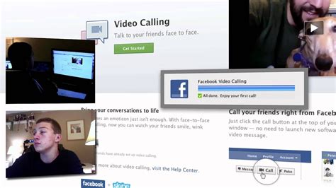 how to use skype integrated facebook video chat youtube