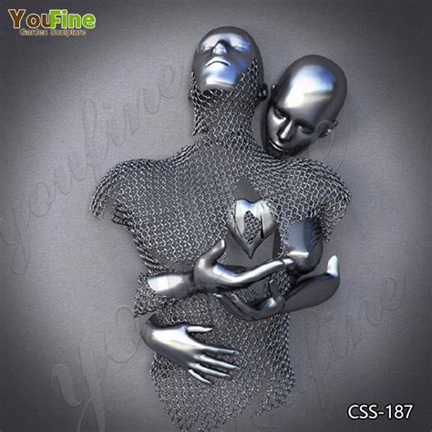 Metal Art Abstract Stainless Steel Human Body Sculpture Suppliers Css