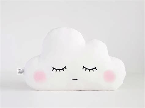 Baby Cloud Pillow White Nursery Decor Cushion With Name Etsy In 2020