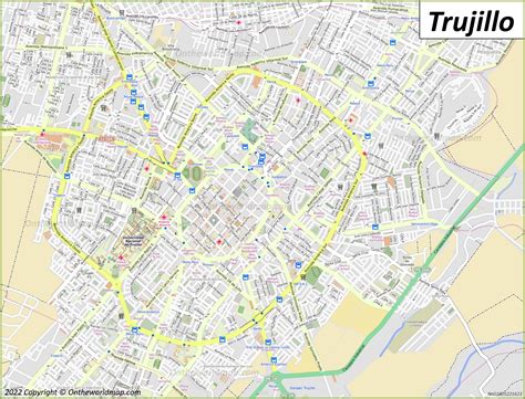 Mapa De Trujillo Perú Mapas Detallados De Trujillo