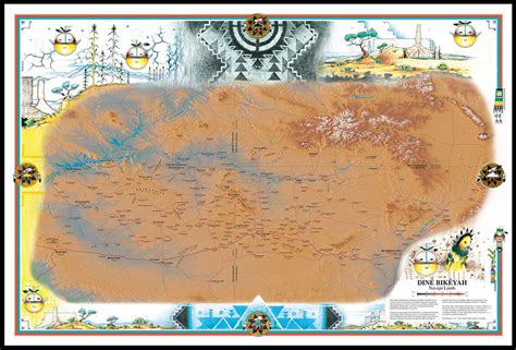 Diné Bikéyah Navajo Lands Time Traveler Mapstime Traveler Maps