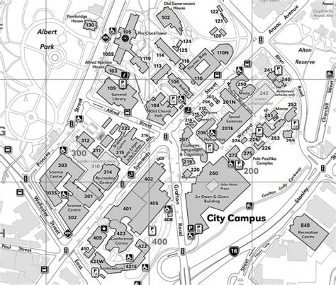 Auckland Uni City Campus Map Oakland Zoning Map