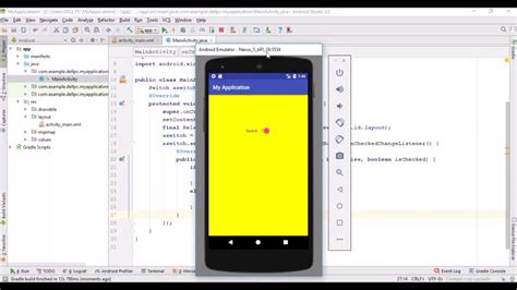 Using Switch In Android Studio Youtube
