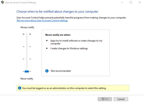 How To Disable User Account Control For Windows 10