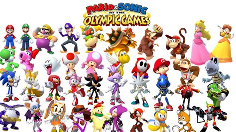 Mario And Sonic At The Olympics Games Alt Roster By Fakemon1290 On