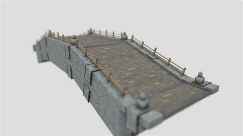 Medieval Bridge Download Free 3d Model By Jarad Fraser Jaradfraser