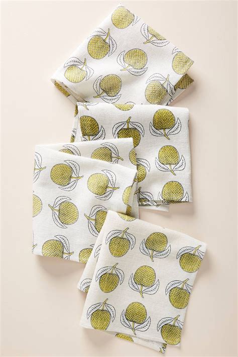 Suno For Anthropologie Napkins Set Of 4 Colorful Couch Suno