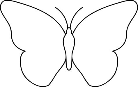 Papillons Colorier Unique Photos Coloriage Papillon Simple Imprimer